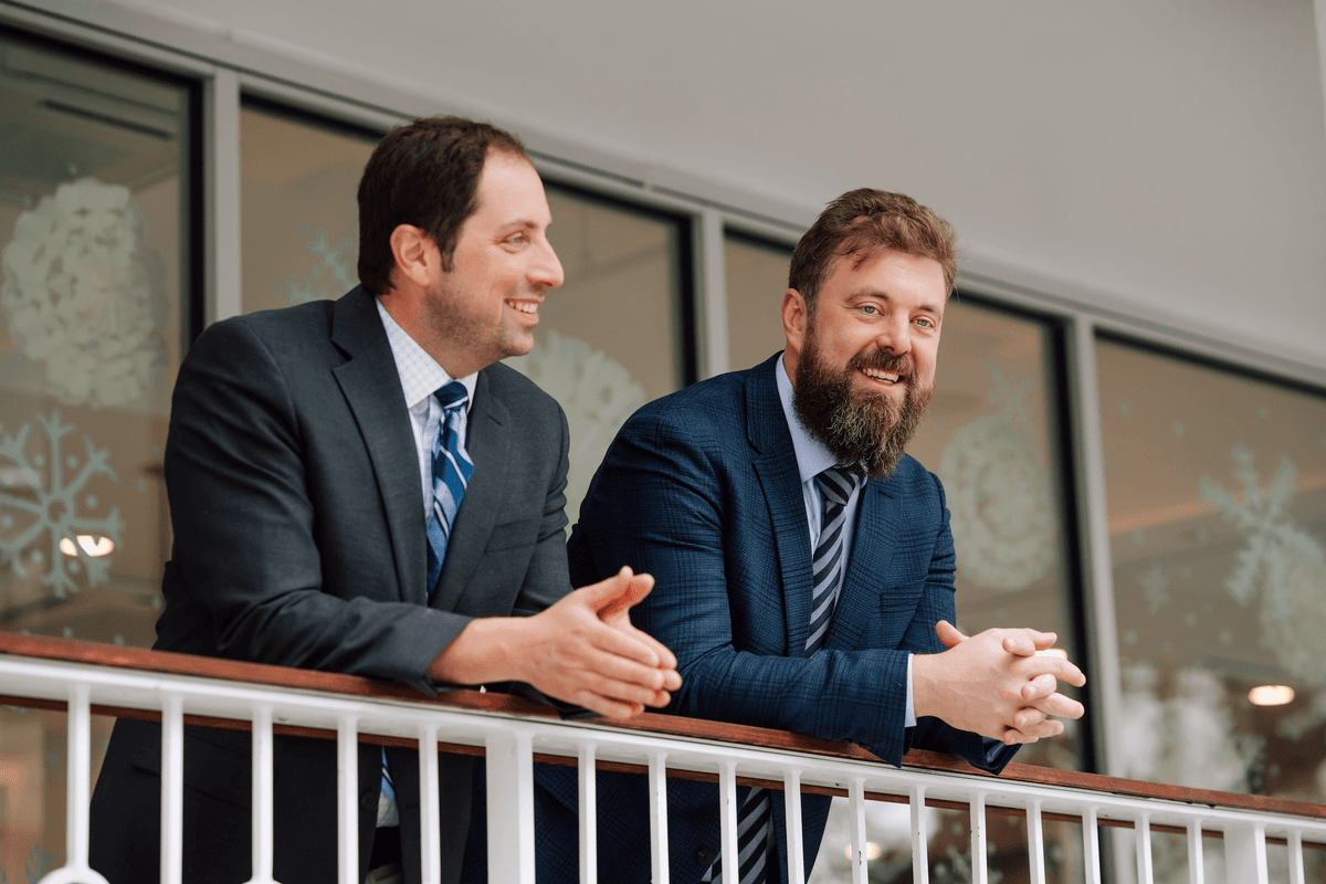 Jonathan Mahler and Elliot Singer, founders of intake.link