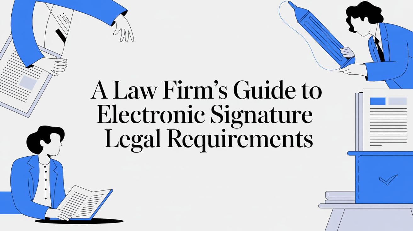 A Law Firm's Guide to Electronic Signature Legal Requirements