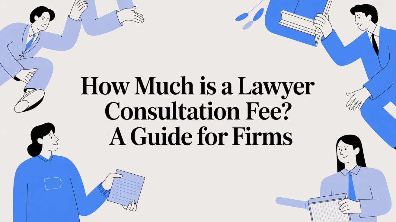 How Much Is a Lawyer Consultation Fee? A Guide for Small Firms